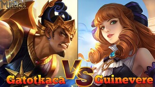 Gatotkaca VS Guinevere Exp Lane !! Auto Jual Beli Kill🔥