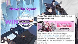 Echocalypse dengan Event Berhadiah: "Tutorial Cara membuat subtitle Indonesia" Gamenya para wibu new