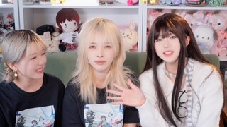 การ์ดเทศกาลแมวเพื่อดูปฏิกิริยาของวง Tianjin Girls Band