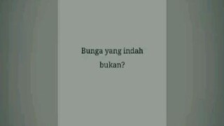 bunga yang indah bukan