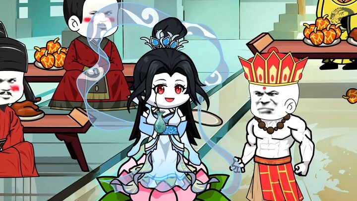 I, the poor monk Tang San, am buried. I bury the sky, the earth, and all living beings.