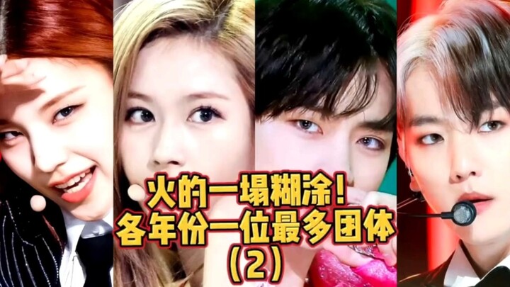 原来你最红啊？盘点14-19年各年份一位数量最多的kpop团体！
