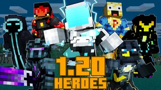 Every Enhanced Superhero In 1.20 Minecraft - Palladium Mod Showcase