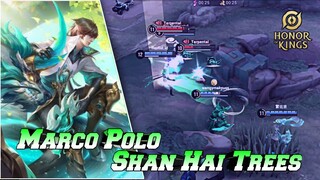 Marco Polo || Marco Polo best skin Shan Hai Trees Gameplay - Honor Of King