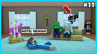 MIPAN & ZUZUZU Membuat Hotel Paling Keren Di Minecraft! BINTANG 5 - Minecraft Survival #11