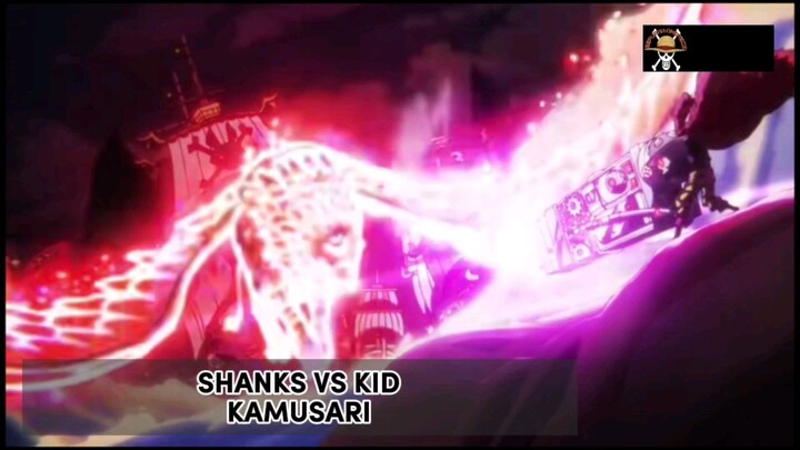 shanks vs kidd kamusari 1hit ko