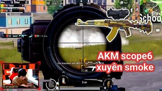 PUBG Mobile - Cầm Lại AKM Seven Seas Với Scope 6 Và Những Pha Vẩy Sniper Cực Nhanh