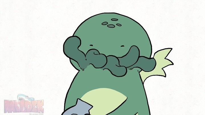 Cthulhu is blowing drying its hair?