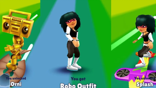 สถานีอวกาศ Subway Surfers ปลดล็อกพลังพิเศษ Orni ชุด Robo & Splash