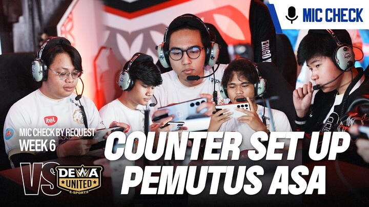 COUNTER SETUP TAK TERDUGA | #MICCHECK VS DEWA MPL ID Season 14