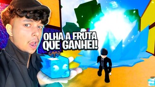 JOGUEI BLOX FRUITS PELA PRIMEIRA VEZ E GANHEI ESSA FRUTA #3