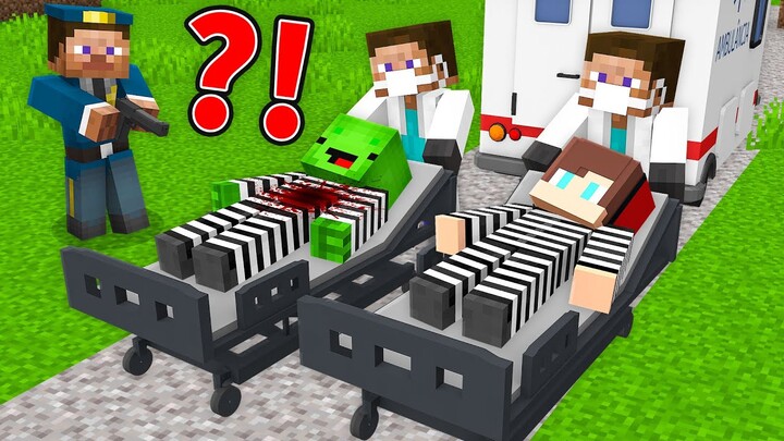Mikey & JJ Became ROBBERS in Minecraft (Maizen)