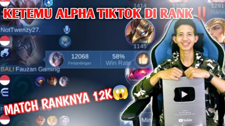 Pertama Kalinya Ketemu Tiktoker🤧 - Mobile Legends