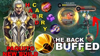 REAL BOXER IS BACK! | Paquito Multiple Minor Buffs! | Paquito Best Build 2023 | MLBB