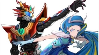 捕将同人联动漫画【不屈勇者】3；战场局势愈发混乱—黑魔兽竟逃脱帝皇侠的封印，信一捕王提到ERP组织并与黑魔兽激战，魔仙希雅变身迎战不幸负伤，幸得神秘狮子相救