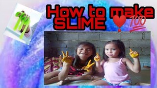 HOW TO MAKE SLIME USING CORNSTARCH AND DISHWASHING LIQUID ♥️💯