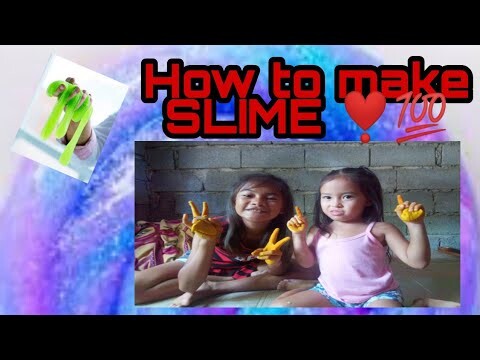 HOW TO MAKE SLIME USING CORNSTARCH AND DISHWASHING LIQUID ♥️💯