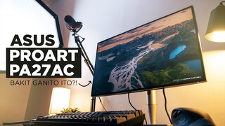 ASUS ProArt PA27AC Color Accurate Monitor UNBOXING and FIRST IMPRESSION! (Tagalog)