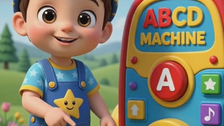 ABC Song for Kids (A-D) | Fun Alphabet Nursery Rhyme | ABCD Learning Song #abcd #kidssongs #shorts