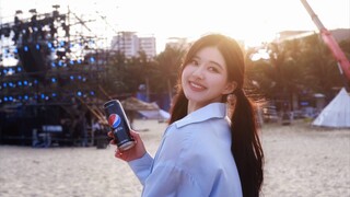 【Zhao Lusi】Sorotan Pepsi Cola ➕Nonton film, rasakan angin laut bertiup di wajah Anda, dengarkan suar