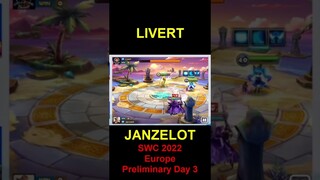 SWC2022 Europe Preliminary Day 3 LIVERT VS JANZELOT