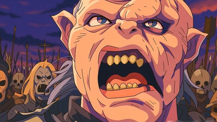 ماذا لو كانت سلسلة "سيد الخواتم" أنمي ياباني؟