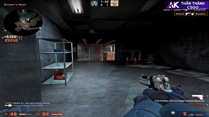 Không cần ADS ngắm vẫn chuẩn nhé #CSGO