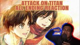 Attack On Titan All Ending Reaction || Bongol Pika #anime #reaction #ending