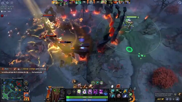 Dota 2 Witch Doctor _ El Quinto Core divine ranked good game!