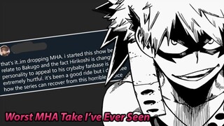 The Worst Take I've Ever Seen on My Hero Academia - Dropped The Manga Over Character Development