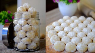 BOLA SALJU KEJU | KUE KERING LEBARAN!! | BIKIN INI PALING GAMPANG | BISA BUAT JUALAN JUGA