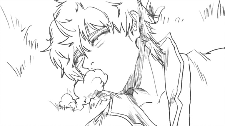 [Gintama |Viết tay] Ô đỏ cột trắng nhắc nhở gia đình ngôi nhà đa năng