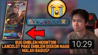 BUG EMBLEM MOBILE LEGEND! LANCELOT PAKE EMBLEM MAGE DISKON? MALAH BAGUS? - Mobile Legends