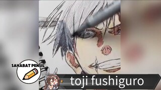 drawing toji fushiguro