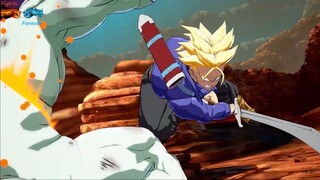 Trunks vs Frieza, Dragon Ball Fighterz, Dramatic finish, Japanese, Full HD