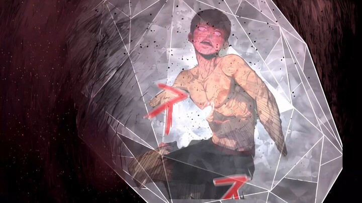 The boy was sealed in a diamond and buried deep underground, but he did not die. Instead, he was reb