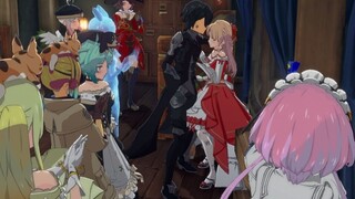 Asuna chụp ảnh với Kirito(s?) tại quán rượu và được đám đông chúc phúc!!