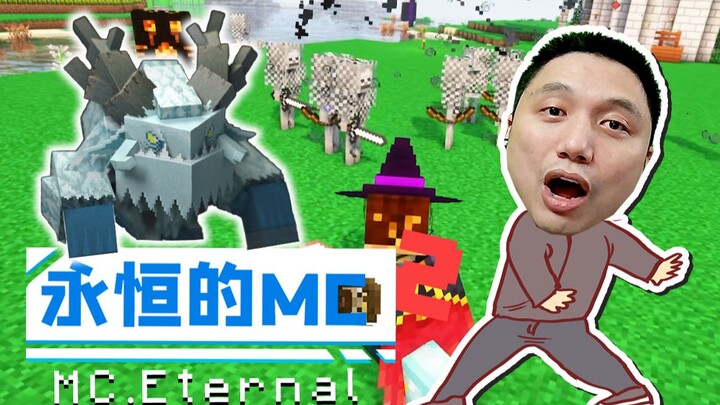 الفم العملاق الجليدي، البقاء الدائم في عالمي MC، الموسم الثاني الحلقة 18