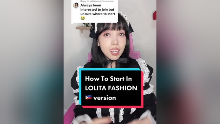 Reply to   here’s how you can start with Lolita fashion sa PH! 💖