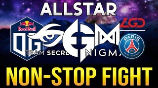 Early ALLSTAR Game in EU pubs - OG, Secret, EG, Nigma & PSG.LGD