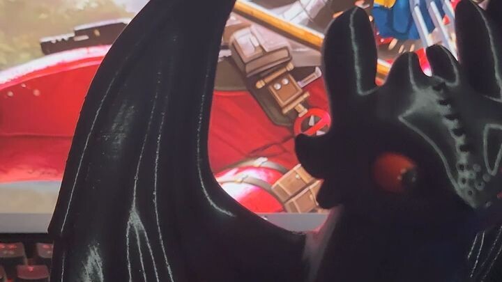 Black Fury Toothless #black #fury #toys #3dprinting