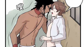 【漫画】遭遇空难掉进“原始部落”！据说食人族只吃“处男”，为求保命他只好……