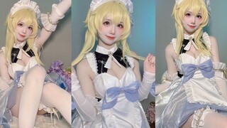I'm also cute in a maid outfit!
