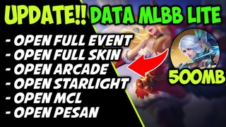 NEW🕸! Data Mlbb Lite 500Mb Patch Yve | Data Mlbb Lite | Ml Lite | Cara atasi Lag & Patah patah