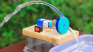 Homemade mini water pump biu~