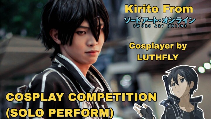Kirito Cosplay Competition (Solo Perform) by LUTHFLY