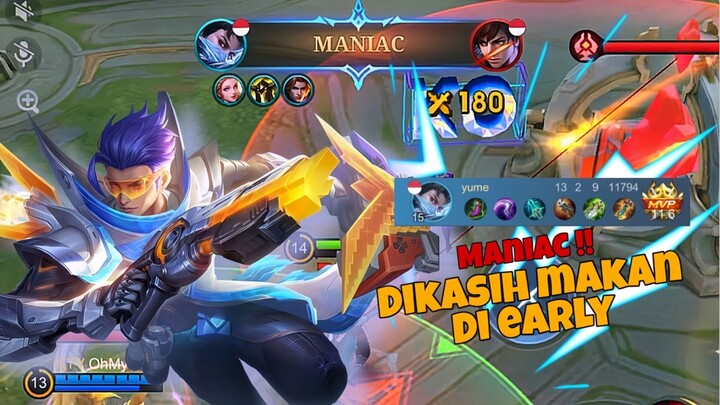 Maniac Pertama Diawal Season🔥