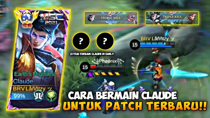 TUTORIAL BERMAIN CLAUDE PATCH TERBARU!! MLBB