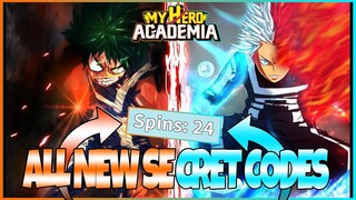 ALL 2 *NEW* SECRET OP CODES IN MY HERO MANIA (ROBLOX) [FEBRUARY-20-2021]