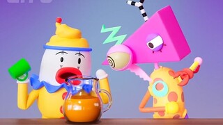 [Magic Number Circus Animation] The correct way to drink juice